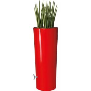 Garantia design regenton rood 350 liter met plantenbak