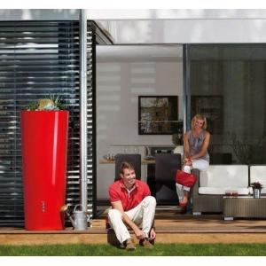 Garantia design regenton rood 350 liter met plantenbak