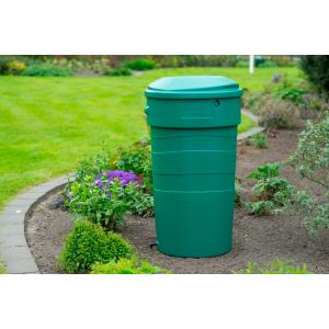 Regenton cirkelvormig 180 liter groen